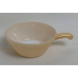 Vintage Set Of 4 Fire King Peach Luster Soup Bowls 10 oz Beehive Ovenware USA